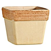 Cvetlični lonec Quadro Graffiato  (Naravni materiali) | 8451 - Terracotta Pflanzgefäße | IAKB - Gefäße Outdoor | IAK - Gefässe,Deko outdoor, Zeitschriften | IA - Gartenhartware | I - Stadtgarten | BAUHAUS