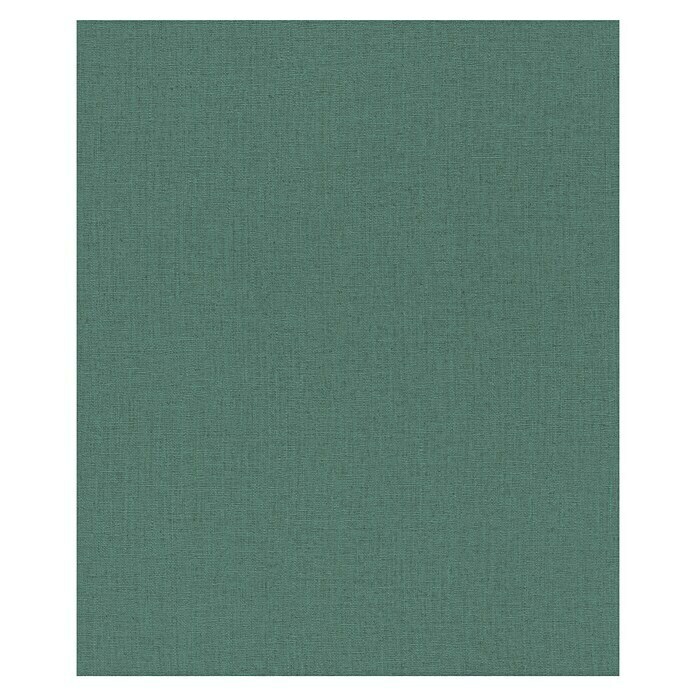 Barbara Home Collection Vliestapete (Dunkelgrün, Uni, 10,05 x 0,53 m)