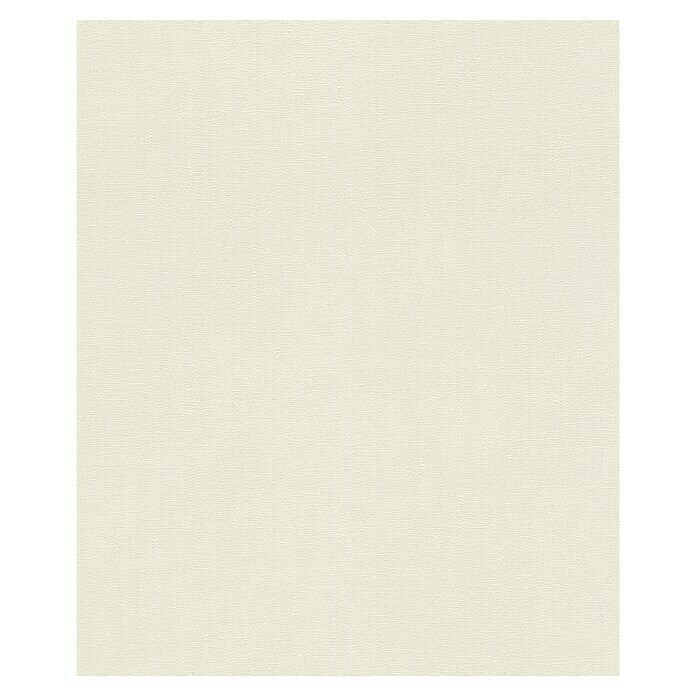 Barbara Home Collection Vliestapete (Cremeweiß, Uni, 10,05 x 0,53 m)