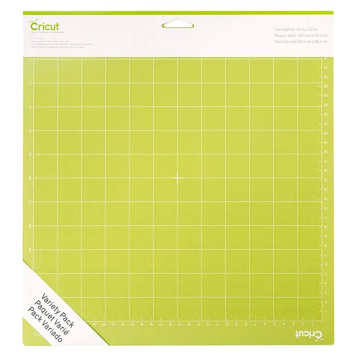 Cricut Schneidematte Set - 3 -tlg., Bunt, L x B: 30,5 x 30,5 cm, Cricut Maker und Cricut Explore Schneideplotter - Cricut Schneidematte, 30,5x30,5cm, ideal für verschiedene Materialien und Projekte. Vielseitig und präzise für Bastelarbeiten.