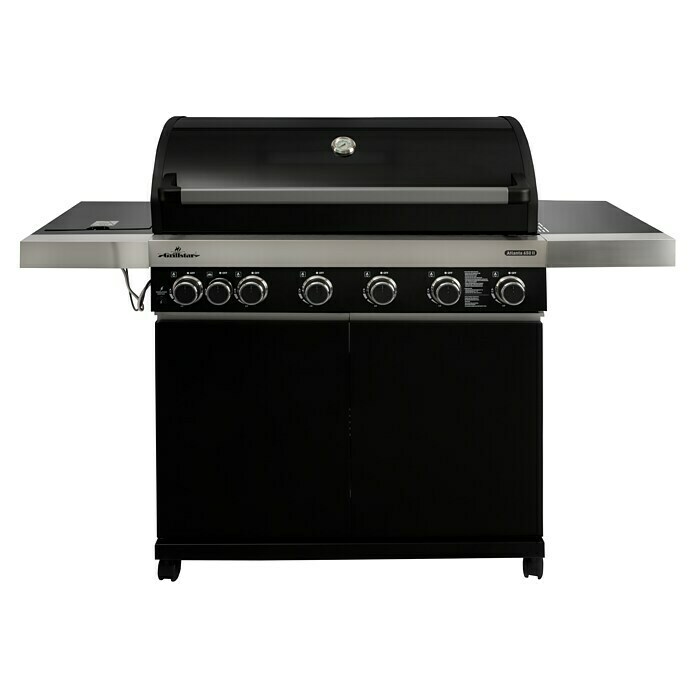 Grillstar Gasgrill Atlanta II 650Anzahl Brenner: 6, Hauptgrillfläche: 90,5 x 41,5 cm, 24 kW Front View