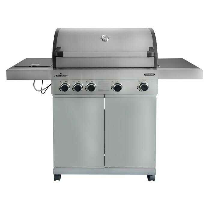 Grillstar Gasgrill Atlanta II 450Anzahl Brenner: 4, Hauptgrillfläche: 73 x 41,5 cm, 17 kW Front View