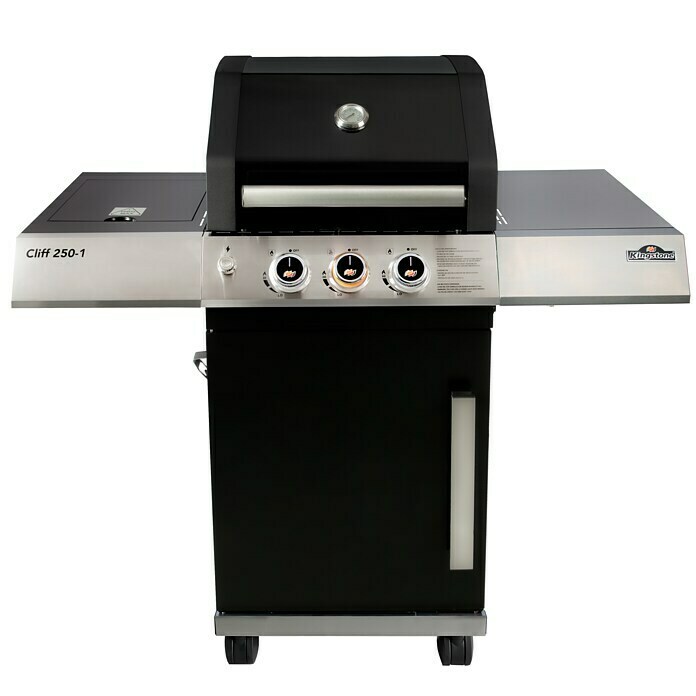 Kingstone Gasgrill Cliff 250-IAnzahl Brenner: 2, Hauptgrillfläche: 49 x 45 cm, 10,5 kW Front View