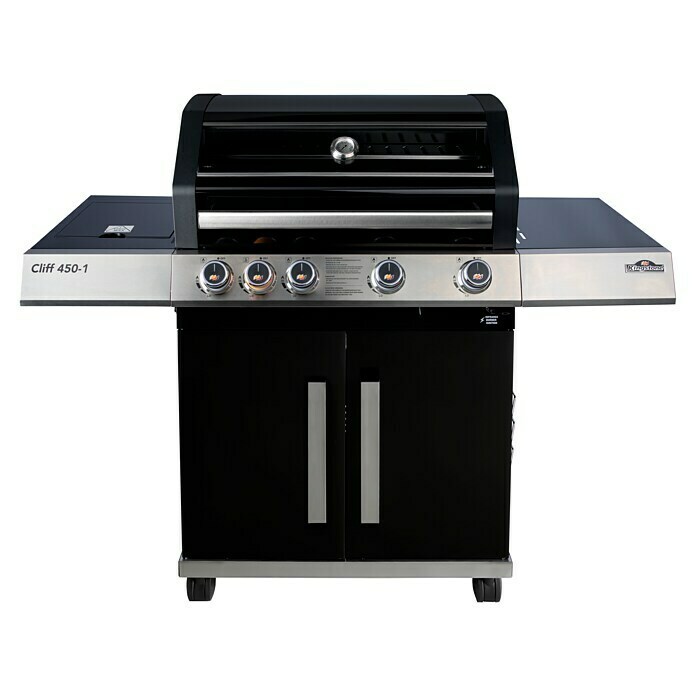 Kingstone KMS Gasgrill Cliff 450-IAnzahl Brenner: 4, Hauptgrillfläche: 70 x 45 cm, 17,5 kW Front View