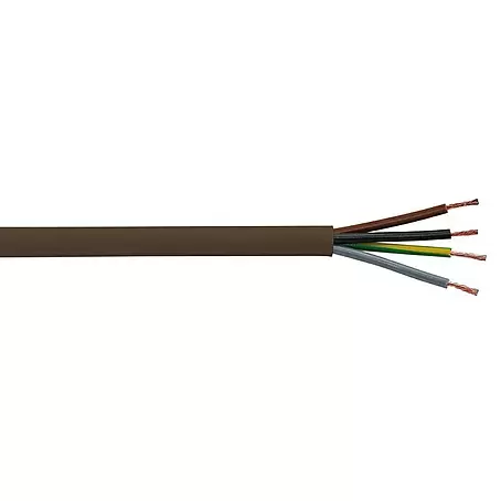 Schlauchleitung Meterware H03VV-F 4G0,75 mm²