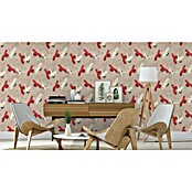 Barbara Home Collection Vliestapete Kraniche (Beige, Tieroptik, 10,05 x 0,53 m) | BAUHAUS