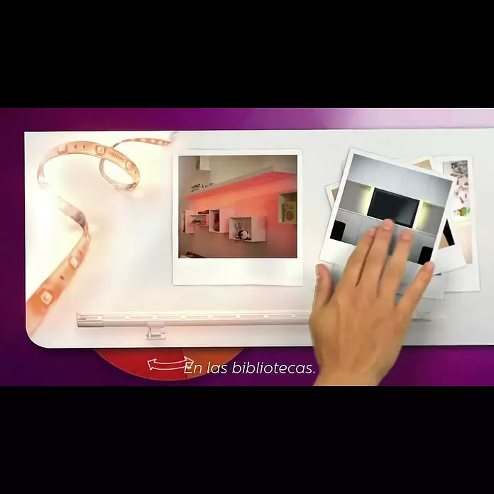 Philips Hue LED-Band Plus Erweiterung - 1 m, RGBW - Tutorial sobre las regletas LED de Philips Iluminación