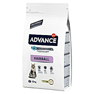 Affinity Advance Pienso seco para gatos Hairball (1,5 kg, Pavo y arroz, Adulto)