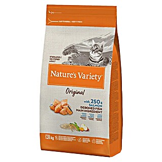 Nature's Variety Pienso seco para gatos Original Adult Esterilizados (1,25 kg, Salmón)