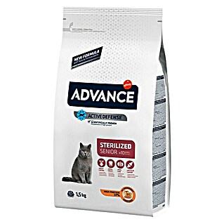 Affinity Advance Pienso seco para gatos Sterilized Senior (3 kg, 10 años, Pavo)