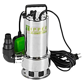 Zipper Schmutzwasserpumpe ZI-DWP1100N (1,1 kW, Max. Fördermenge: 15 000 l/h)