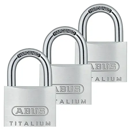 Abus  Vorhängeschloss-Set Titalium 54TI/40 Gleichschließend
