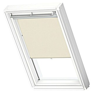 Velux Dachfensterrollo Haltekrallen RHL MK00 1086 (Farbe: Hellbeige - 1086, Farbe Schiene: Aluminium, Manuell)