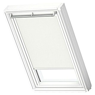 Velux Dachfensterrollo RFL SK08 1028SWL (Farbe: Weiß - 1028SWL, Farbe Schiene: Weiß, Manuell)