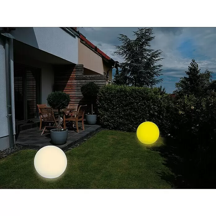 LED-Solar-DekoleuchteWeiß, 30 x 27 cm