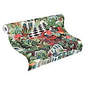 Rasch Tropical House Vliestapete Landschaft (Ziegelrot, Floral, 10,05 x 0,53 m) | BAUHAUS