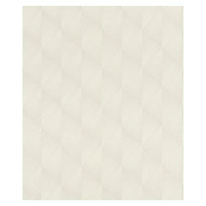 Rasch Tropical House VliestapeteAltweiß, Grafisch, 10,05 x 0,53 m - Elegante Tapete mit einem dezenten, geometrischen Muster in sanften Beigetönen, ideal für eine stilvolle Wandgestaltung.