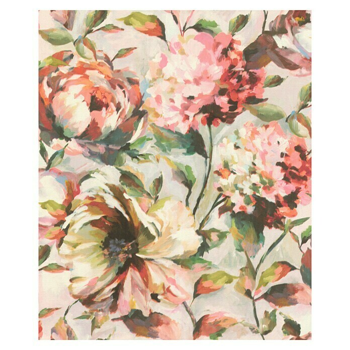 Rasch Florentine III Vliestapete Blumen (Hellrosa, Floral, 10,05 x 0,53 m) | BAUHAUS