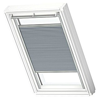 Velux Dachfensterplissee FHC SK08 1163S (Farbe: Betongrau - 1163S, Farbe Schiene: Aluminium, Manuell)