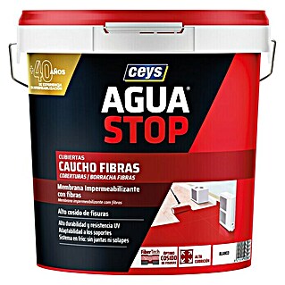 Ceys Impermeabilizante caucho acrílico Agua Stop (20 kg, Blanco)