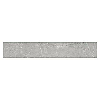 Sockelfliese Bayona Silver (10 x 60 cm, Grau, Glänzend)