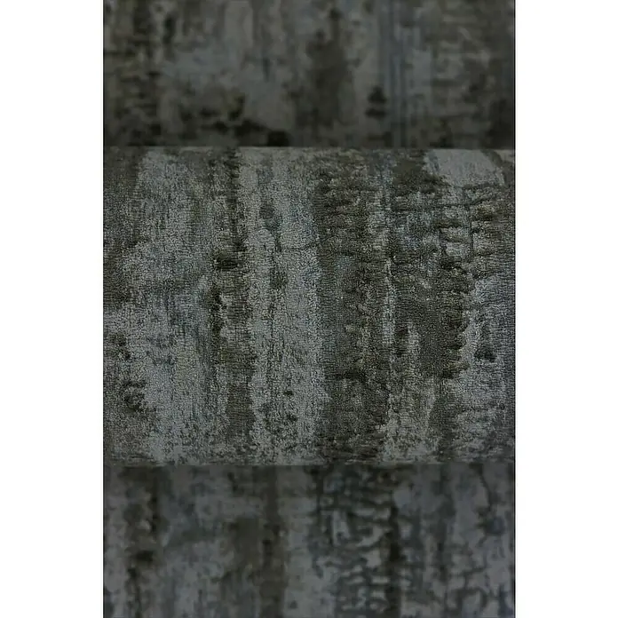 Rasch Composition Vliestapete Birke - Anthrazit, Floral, 10,05 x 0,53 m - Strukturierte, grau-schwarze Textiltapete mit einem abstrakten Muster, ideal für moderne Wohnräume. Das Stoffmuster sorgt für eine elegante Note.