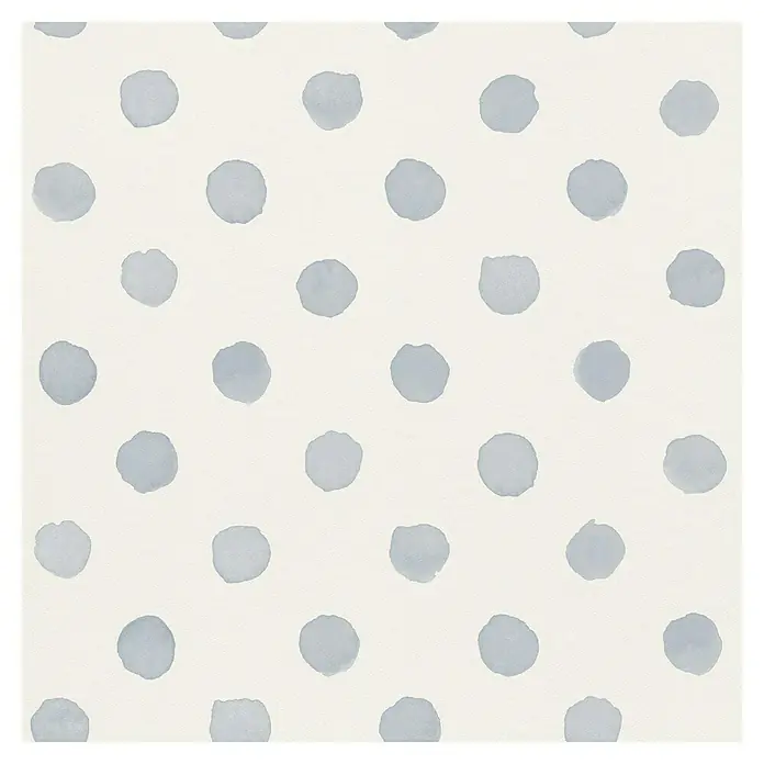 Rasch Bambino XIX Vliestapete PunkteBlau, Grafisch, 10,05 x 0,53 m