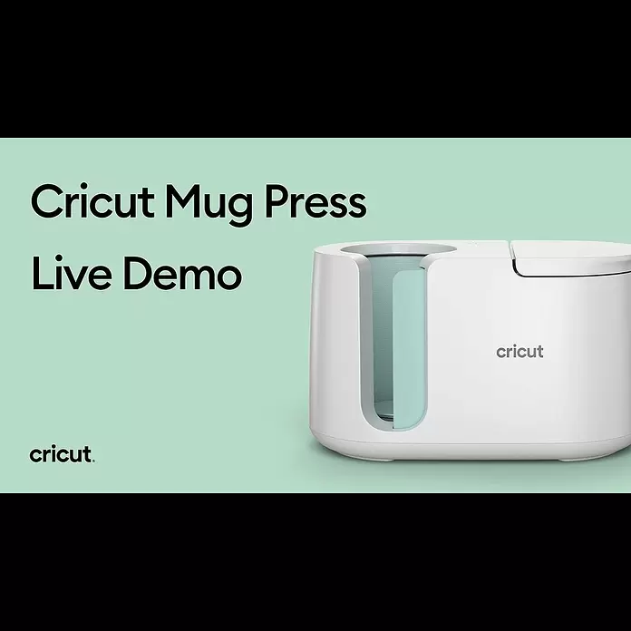 Cricut Transferpresse Mug Press Starter Bundle - Weiß, USB-Kabel - Cricut Mug Press