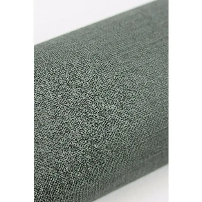 Rasch Salsa Vliestapete Textilstruktur - Dunkelgrau, Uni, 10,05 x 0,53 m - Nahaufnahme eines grauen Textilprodukts mit feiner Textur, das eine robuste und dennoch elegante Oberfläche zeigt.