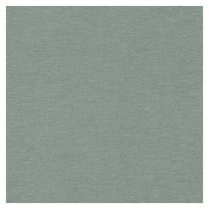 Rasch Salsa Vliestapete Textilstruktur - Petrolgrau, Uni, 10,05 x 0,53 m - Grauer Stoff mit feiner Textur in Leinwandbindung, ideal für Hintergründe und Designelemente.