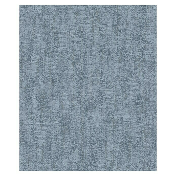 Rasch Tapetenwechsel 2 Vliestapete Struktur (Blaugrau, Uni, 10,05 x 0,53 m)