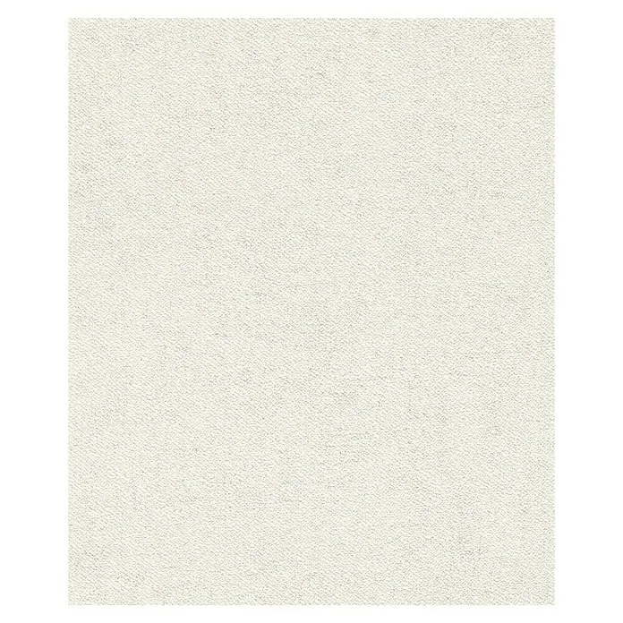 Rasch Tapetenwechsel 2 Vliestapete - Creme, Uni, 10,05 x 0,53 m - Detailaufnahme einer Textiltapete in sanftem Creme, die eine feine, unaufdringliche Textur für ein elegantes Wanddesign bietet.