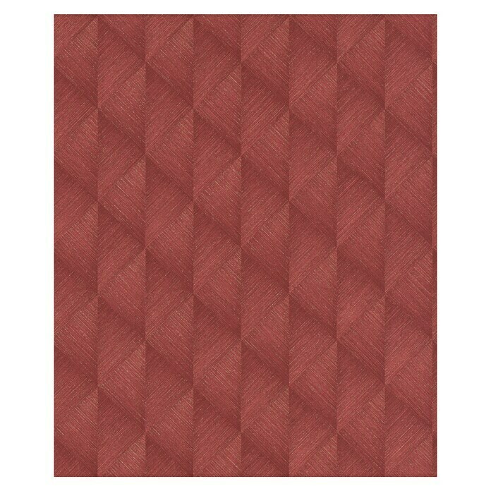 Rasch Tropical House Vliestapete (Ziegelrot, Grafisch, 10,05 x 0,53 m)