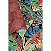 Rasch Tropical House Vliestapete Dschungel (Rot, Floral, 10,05 x 0,53 m) | BAUHAUS