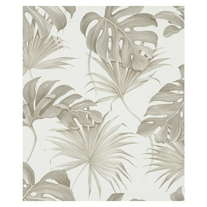 SCHÖNER WOHNEN-Kollektion New Floral, 0,53 (Beige/Weiß, BAUHAUS m) Fensterblatt Spirit | Vliestapete 10,05 x