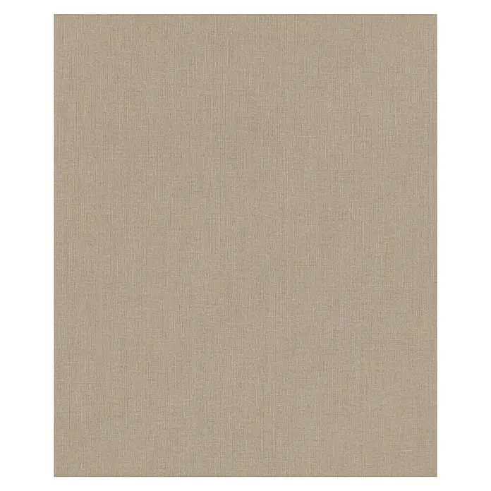 Rasch Florentine III Vliestapete - Leinen dunkel, Uni, 10,05 x 0,53 m - Nahaufnahme eines Textilstoffs in einem hellen Beigeton, der eine feine, strukturierte Oberfläche für Möbel oder Dekoration aufweist.