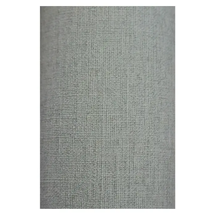 Rasch Salsa Vliestapete - Grau, Uni, 10,05 x 0,53 m - Nahaufnahme einer grauen Textiltapete mit filigraner Webstruktur, ideal für eine moderne Raumgestaltung.