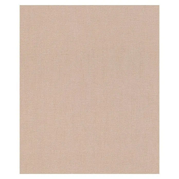 Rasch Florentine III Vliestapete - Rotbeige, Uni, 10,05 x 0,53 m - Nahaufnahme eines beigen Stoffhintergrunds mit feiner Textur, ideal für Designprojekte und Produktpräsentationen.