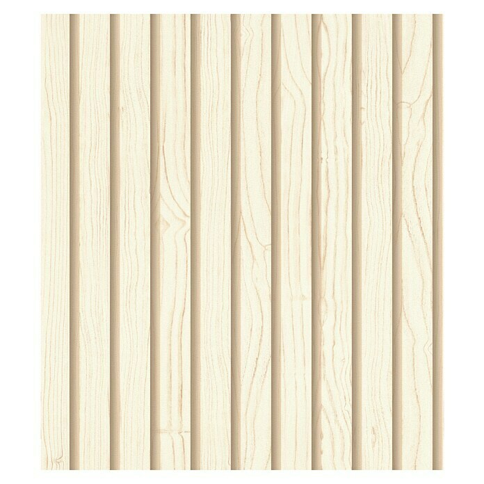 Rasch Salsa Vliestapete Wandpaneele (Braun, Holzoptik, 10,05 x 0,53 m)