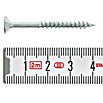 Profi Depot Spanplattenschraube VZ (Ø x L: 4 x 40 mm, 200 Stk., Verzinkt)