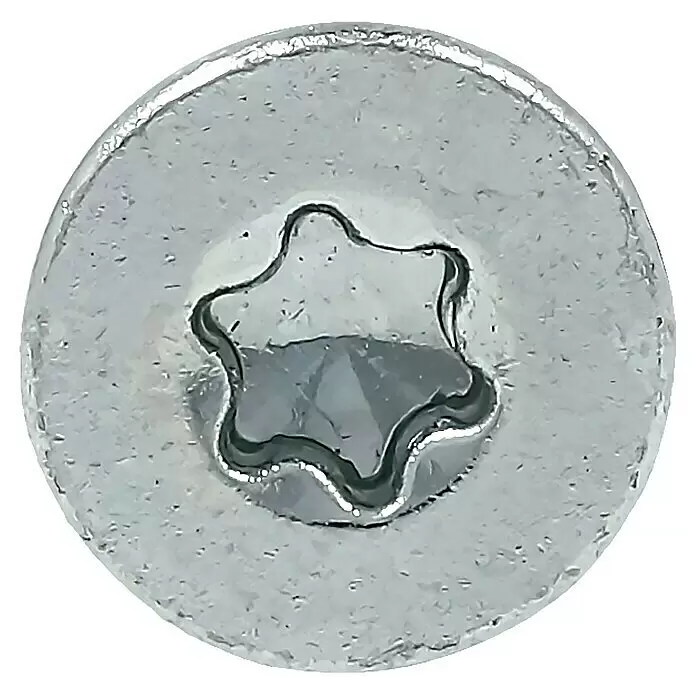 Profi Depot Spanplattenschraube VZ - Ø x L: 4 x 45 mm, 200 Stk., Verzinkt - Detailaufnahme
