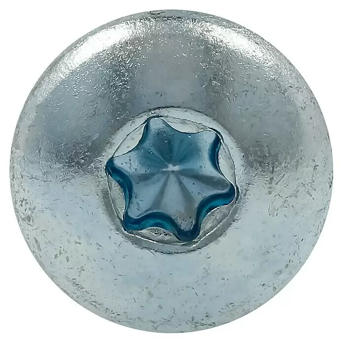 Profi Depot Spanplattenschraube VZ - 6 x 50 mm, 100 Stk., Verzinkt, TX für TORX-Antriebe - Metallischer Schraubenkopf mit sternförmigem Torx-Antrieb.