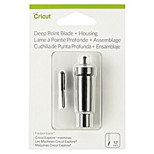 Cricut Plotter-Werkzeug Deep-Point Blade mit Gehäuse (Passend für: Cricut Explore™ und Cricut Maker™)