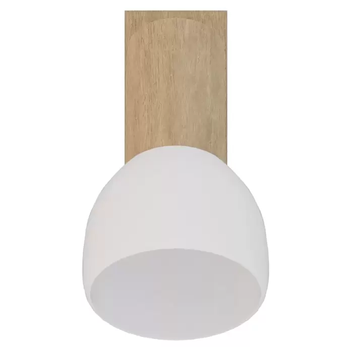 Spotlight Deckenstrahler Svenda - 60 W, L x B x H: 15 x 9 x 15 cm, Eiche, E27