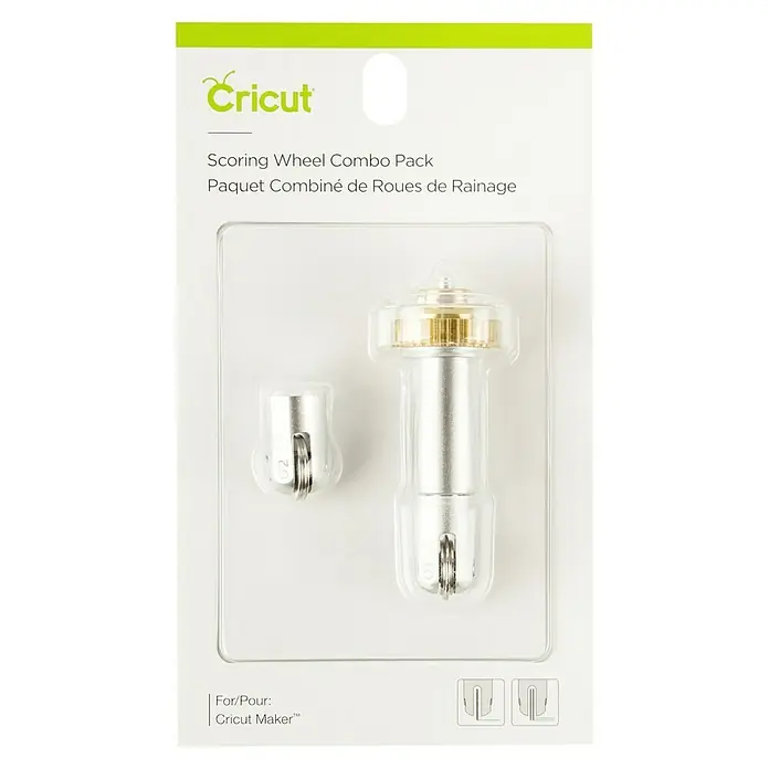 Cricut Maker Plotter-Werkzeug Scoringwheel Combo Pack - Passend für: Cricut Maker Schneideplotter - Cricut Scoring Wheel Combo Pack: Enthält zwei Scoring Wheels für präzises Falten und Rillen beim Basteln mit dem Cricut Maker.