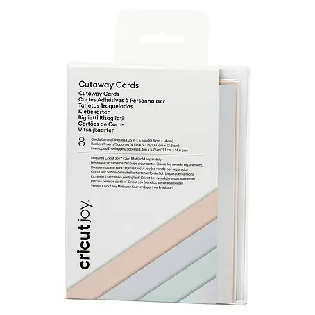 Cricut Joy Klebekarten-Set Cutaway Karte mit Kuvert