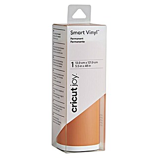 Cricut Joy Vinylfolie Smart Vinyl Permanent (Orange, 122 x 14 cm, Dauerhaft klebend)