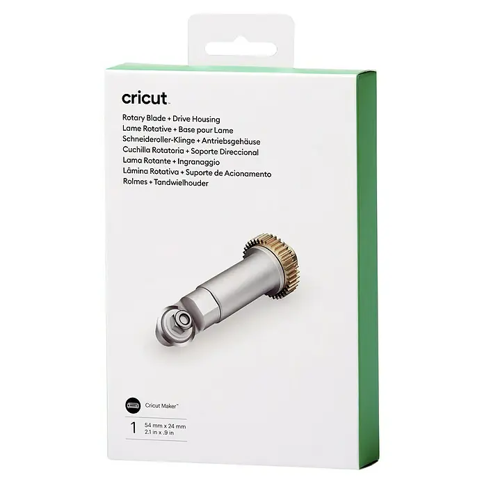 Cricut Maker Plotter-Werkzeug Rollklinge - Passend für: Cricut Maker Schneideplotter - Verpackung des Cricut Rollschneiders mit Antriebsgehäuse, geeignet für Cricut Maker Schneidemaschinen für präzise Schnitte.