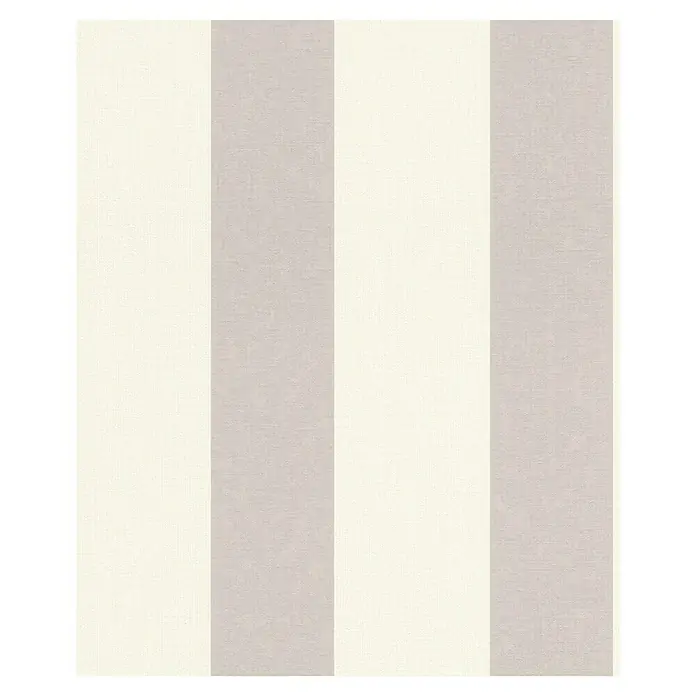 Rasch Florentine III Vliestapete - Weiß-Grau, Streifen, 10,05 x 0,53 m - Stilvolle Tapete mit breiten Streifen in neutralen Farbtönen. Perfekt, um jedem Raum ein elegantes und zeitloses Ambiente zu verleihen.