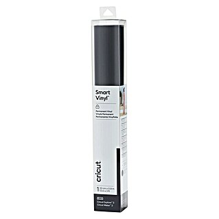 Cricut Vinylfolie Smart Vinyl Permanent (Schwarz, 91 x 33 cm, Selbstklebend)